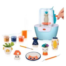 Canal Toys Taller de Cerámica Infantil con Torno de Alfarería Eléctrico, Arcilla, Pinturas y Herramientas para Niños +3 Años Canal Toys Taller de Cerámica Infantil con Torno de Alfarería Eléctrico, Arcilla, Pinturas y Herramientas para Niños +3 Años