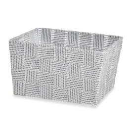 Cesta de Tela Cónica Pequeña Blanco Kipit 20x11x15cm (24 Unidades) Cesta de Tela Cónica Pequeña Blanco Kipit 20x11x15cm (24 Unidades)