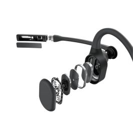 Shokz OpenComm2 Auriculares Bluetooth Conducción Ósea USB C Dongle Inalámbricos para Oficina y Llamadas