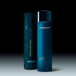 Sebastian Professionals TWISTED Champú Hidratante Profesional para Rizos y Ondas, Control Frizz, 1000 ml