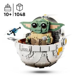 Juego de construccion grogu con aerocuna lego star wars