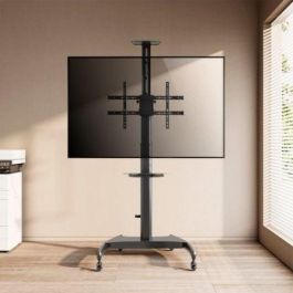 AISENS SOPORTE DE SUELO ECO CON RUEDAS Y MANIVELA, BANDEJA PARA DVD Y SOPORTE DE CAMARA PARA MONITOR/TV 50KG DE 37-70, NEGRO AISENS SOPORTE DE SUELO ECO CON RUEDAS Y MANIVELA, BANDEJA PARA DVD Y SOPORTE DE CAMARA PARA MONITOR/TV 50KG DE 37-70, NEGRO
