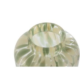 Jarron Moderno DKD Home Decor Verde Crema 15 x 21.5 x 15 cm