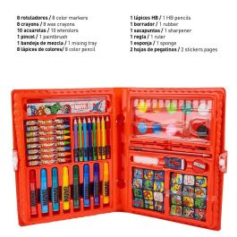 Set papelería coloreable caja marvel 45.0x26.70x 3 cm