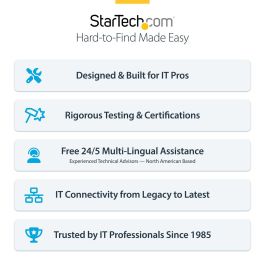 Hub USB Startech DK30C2DPEPRUE Gris