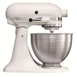 Kitchenaid 5K45SS EWH Robot Classic Blanco - Robot de Cocina de 4,28 Litros con Acción Planetaria Precio: 398.50000003. SKU: B1CKMH76DR