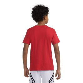 Camiseta de Manga Corta Infantil Jordan Practice Flight Ss Rojo