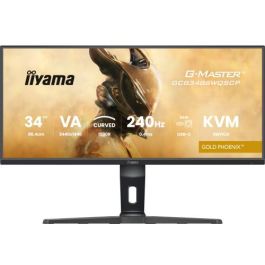 Iiyama G-MASTER GCB3486WQSCP-B1 Monitor Curvo 34", 1500R, 240Hz, VA, 3440x1440, USB-C, KVM, HDR400 Iiyama G-MASTER GCB3486WQSCP-B1 Monitor Curvo 34", 1500R, 240Hz, VA, 3440x1440, USB-C, KVM, HDR400