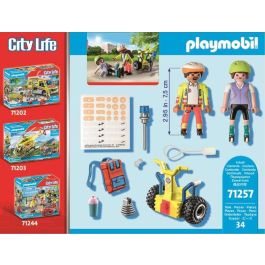 Pack rescate con balance racer playmobil city life starter