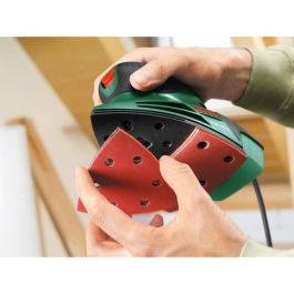 Bosch PSM 100 A Lijadora Multifunción de 100W, superficie de lijado 104 cm², 2600 osc/min, diseño ligero de 0.9 kg