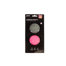 Play And Run Pelota Superflexi Foam M Gris-Rosa 6.35 cm (2 Piezas) para Perros