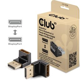 Club3D Adaptador DisplayPort 1.4 Macho a Hembra 90° Angulado 4K@120Hz