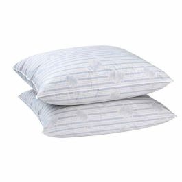 Blanreve Juego de 2 Almohadas de Plumas 100% Reales 60x60 cm - Confort Suave, Fabricación Francesa Blanreve Juego de 2 Almohadas de Plumas 100% Reales 60x60 cm - Confort Suave, Fabricación Francesa