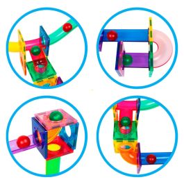 Circuito picasso tiles de canicas magnetico 40 piezas.deja que las canicas se deslicen por la pista Circuito picasso tiles de canicas magnetico 40 piezas.deja que las canicas se deslicen por la pista