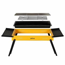 Barbacoa Portátil Aktive Acero 89 x 33 x 33 cm Amarillo Barbacoa Portátil Aktive Acero 89 x 33 x 33 cm Amarillo