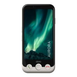 Doro Aurora A10 Teléfono Móvil 4.5" 4G 4GB RAM 64GB Almacenamiento Bone. Smartphone para Mayores con Botón SOS y Interfaz Simplificada