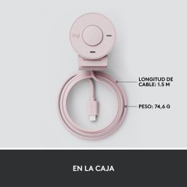 Webcam Logitech Brio 300 Rosado Full Webcam Logitech Brio 300 Rosado Full