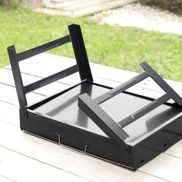 Bearb Barbacoa Portátil Plegable de Carbón 27 cm Ancho x 35 cm Largo x 6 cm Alto, 8.45 kg (5 Unidades)