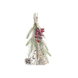 DKD Home Decor Ramo de Navidad Alpina Flor Seca Colgante Verde 96 cm Alto x 21 cm Ancho x 9 cm Largo (6 Unidades)
