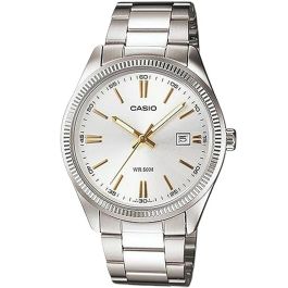 Reloj Hombre Casio DATE - SILVER, GOLD INDEXES (Ø 39 mm) Precio: 88.78999965. SKU: B1ALHF49HL