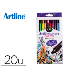Artline Rotulador EPFS200 Supreme Fine Liner Punta de Fibra 0,4 mm Bolsa 20 Unidades Colores Surtidos Precio: 16.50000044. SKU: B1J6DBNKZD