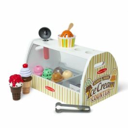 Melissa & Doug Juego de Simulación Dispensador de Helado 28 Piezas para Edades 3+