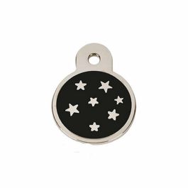 Placa identificativa para collar Imarc PetScribe Passion Negro Plata