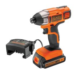 Black+Decker Atornillador de Impacto 18V 1/4" BDCIM18D1A-QW con Batería 2Ah, 8 Accesorios y Cargador Precio: 116.59000012. SKU: B17LQ2WJLQ