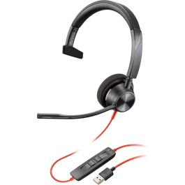 HP Blackwire 5220 Stereo USB-A Headset - Auriculares Diadema para Trabajo y Oficina, Comodidad Ergonómica