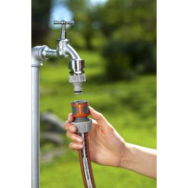 Gardena Manguera Comfort Flex 19 mm 25m para Riego - Power Grip, Antitorsión, Reforzada Carbono, Alta Resistencia