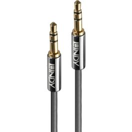 Lindy Cromo Line Cable de Audio 3m 3.5mm Macho a Macho con Contactos Bañados en Oro 24K
