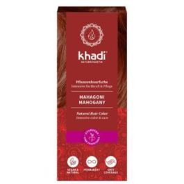 KHADI Henna Color Mahogany Caoba Tinte Natural para Cabello en Polvo 100g – 100% Vegano, Sin Amoniaco ni PPD Precio: 13.89000019. SKU: B16LVSXHA3