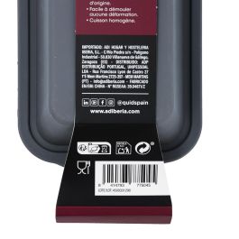 Molde Cake Silicona Reforzado Scarlet Quid 25x13x6 cm (12 Unidades)