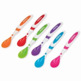 Nuby NUB0048526055753 Juego de 6 cucharas de destete Multicolor