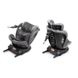 Babyauto BAB8435593703373 Silla de coche Grupo 0/1/2/3 I-Size Plus 40-150 cm Isofix Giratoria Reclinable Reductor Gris