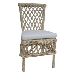 Silla Balines DKD Home Decor Natural Blanco 58 x 90 x 47 cm