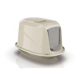 Georplast WC para Mascotas, Arenero Cerrado con Puerta – 57 cm Largo x 39.5 cm Ancho x 38 cm Alto (7 Unidades)