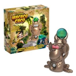 Bizak 64011320 El Tesoro De Macaco Caco, juego de mesa de habilidad con luces y sonidos, +6 años