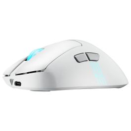 Asus ROG Keris II Origin WHT Ratón Gaming Mano Derecha RF Wireless + Bluetooth + USB Óptico 42000 DPI Blanco 90MP04A0-BMUA10