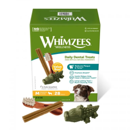 Whimzees Caja Variety Value Box M 28 Unidades Precio: 15.9919298. SKU: B19RWXVCLX