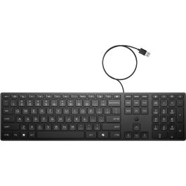 HP 320K Teclado de Escritorio con Cable USB para Productividad Cómodo y Fiable - Layout Italiano