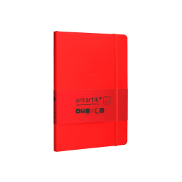 Antartik Antartik Notes Cuaderno Tapa Blanda A5 Hojas Rayas Rojo 80 Hojas 80 Gr Fsc