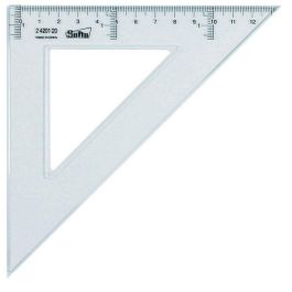 Escuadra Cristal Safta 20 Centimetros 20 unidades Precio: 6.95000042. SKU: B1BEYCL2RP