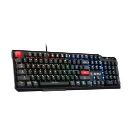 Teclado MSI VIGOR GK41 DUSK LR US Negro Multicolor QWERTY Teclado MSI VIGOR GK41 DUSK LR US Negro Multicolor QWERTY