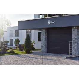 Chacon 2-IPCAM-DM02 Cámara de Exterior con Panel Solar WiFi para Vigilancia del Hogar Compatible con Google Home y Amazon Alexa