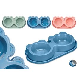 Comedero Doble Plastico Grd Surtidos Mascow 38X4CM (12 Unidades) Precio: 26.49999946. SKU: B18HXE6T5X