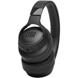 JBL Tune 760NC Auriculares Inalámbricos Bluetooth 5.0 con Cancelación de Ruido Activa, Micrófono, Sonido Pure Bass y 35h Batería, Negros