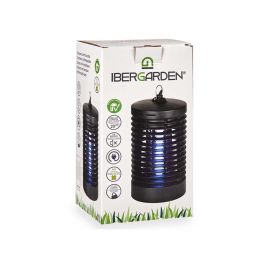 Ibergarden Lámpara Matamosquitos 4W, Negro, 13x23x13 cm (6 Unidades)