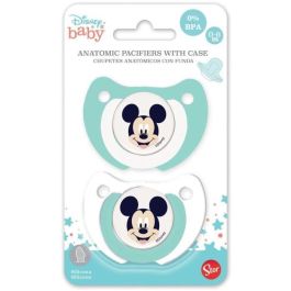 Set de chupetes anatómicos Mickey 0-6 meses