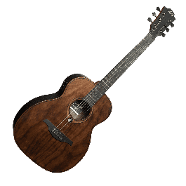 LAG Guitarra Acústica Travel A/E Electroacústica Folk Natural Satinado
